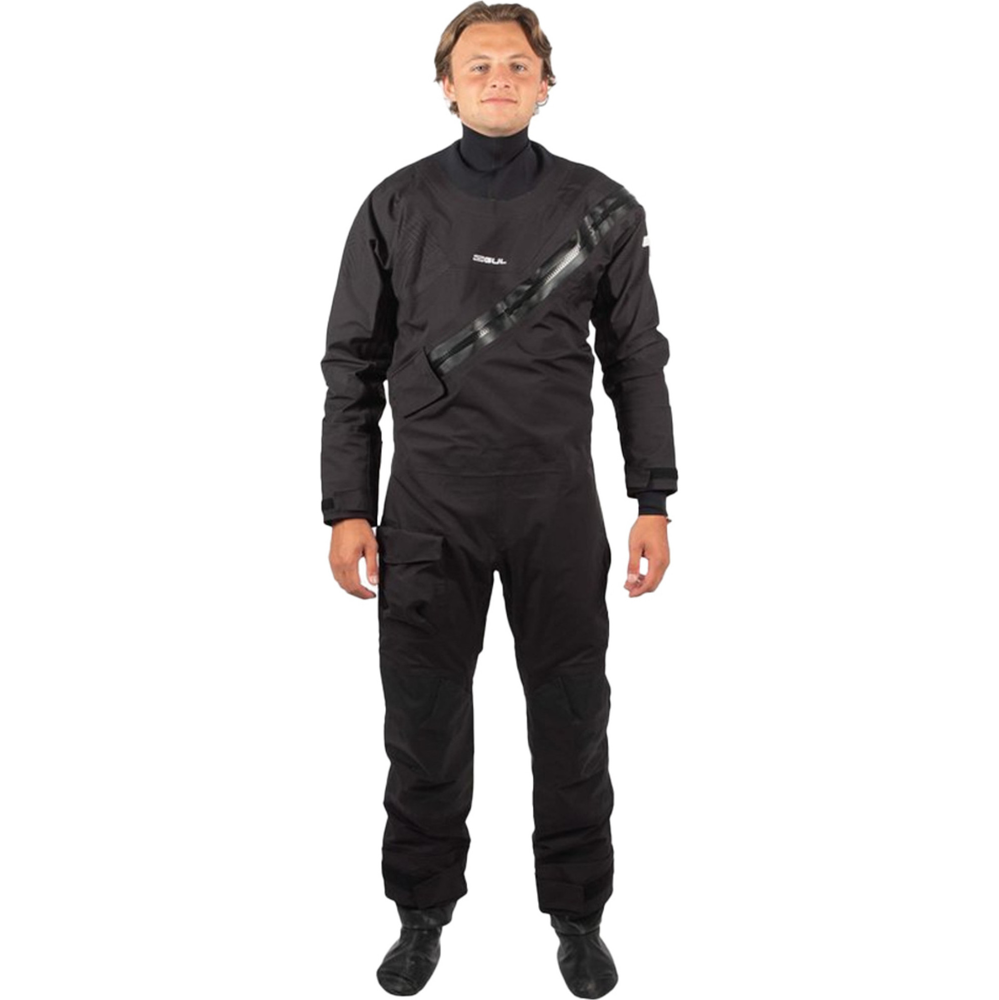 2026 Gul Mens Dartmouth Eclip Zip Drysuit GM0378-B9 - Black